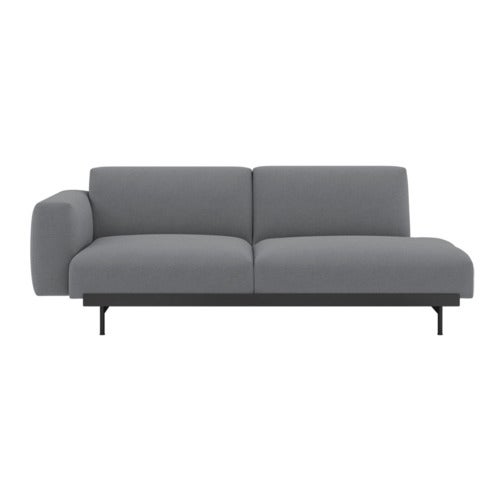 In Situ 2-seat modular sofa Config 3 - Ocean80/Black