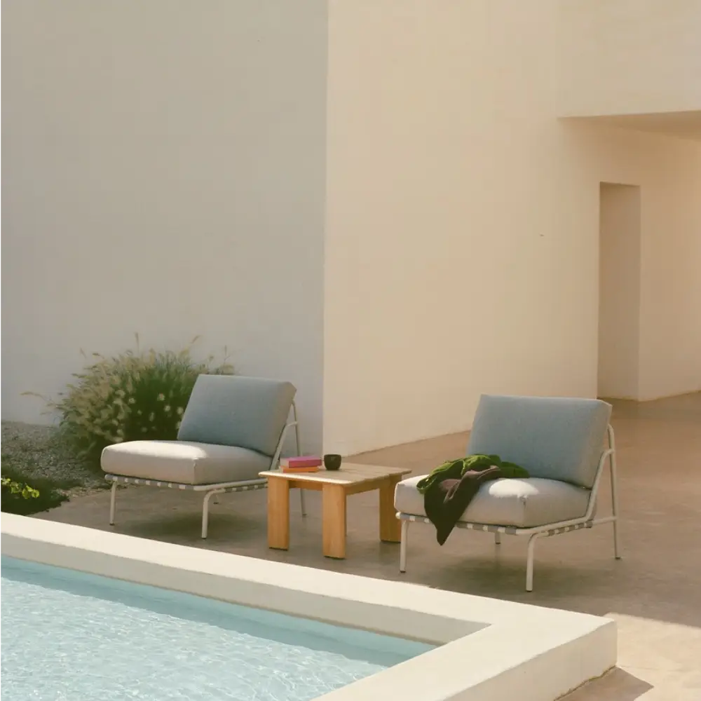 Coffee Table Teak 55x55 Assemble