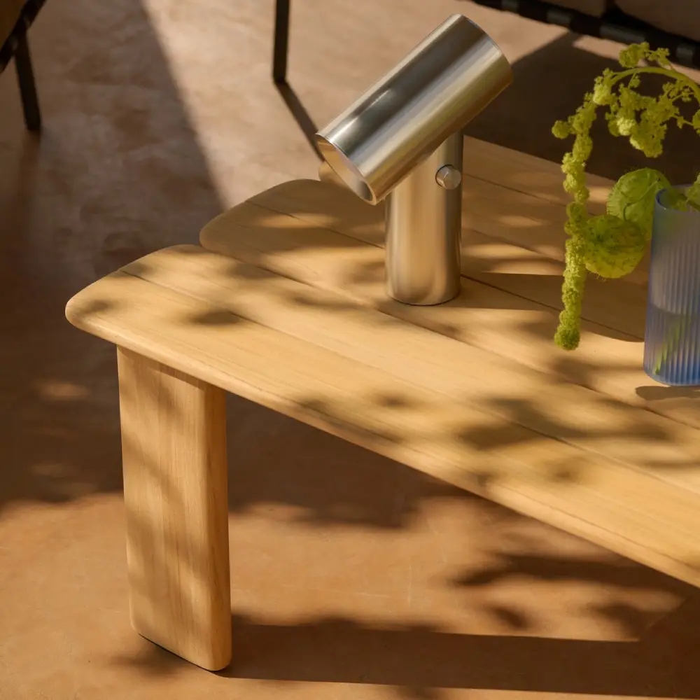 Coffee Table Teak 135x55 Assemble