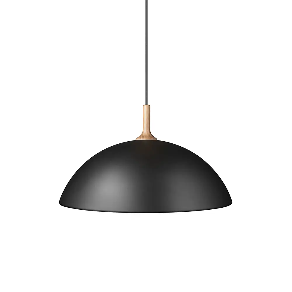 Bowl pendant black E27