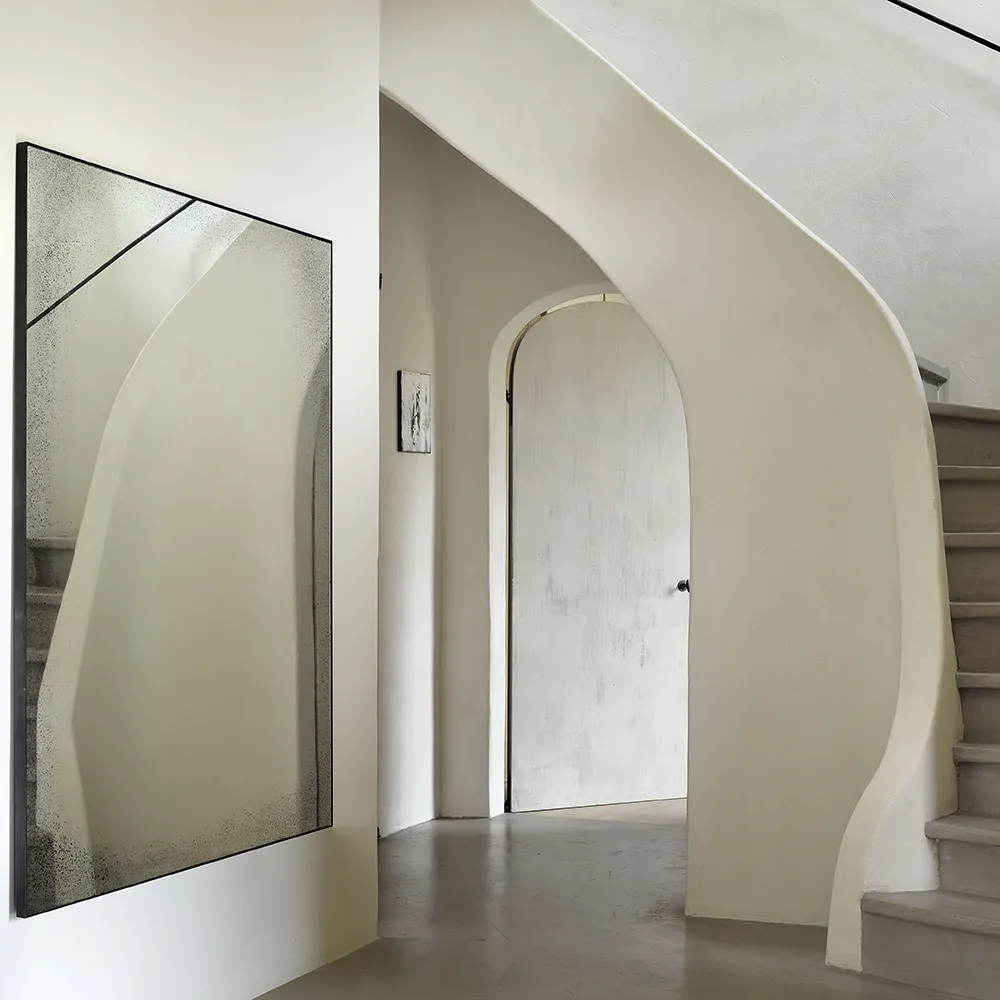 Aged Mirror 122x153 cm Clear