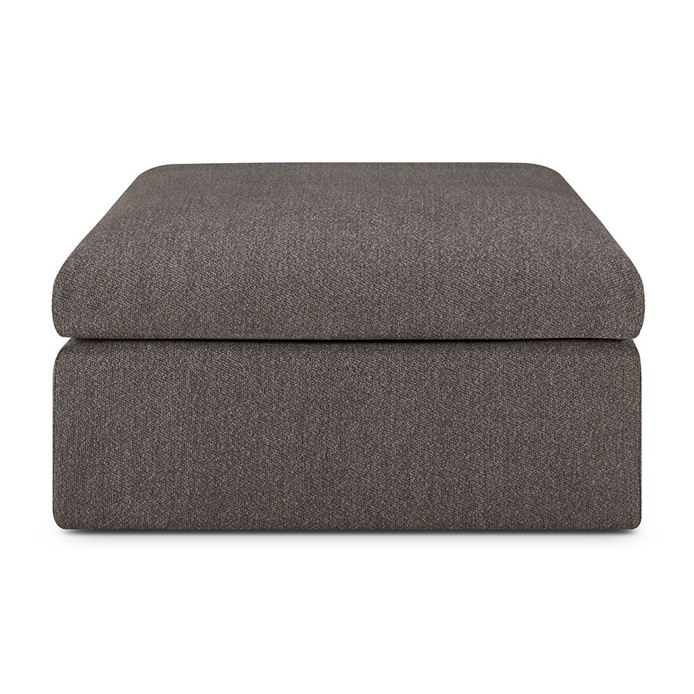 Mellow Footstool - Granite 80 x 80 x 41 cm