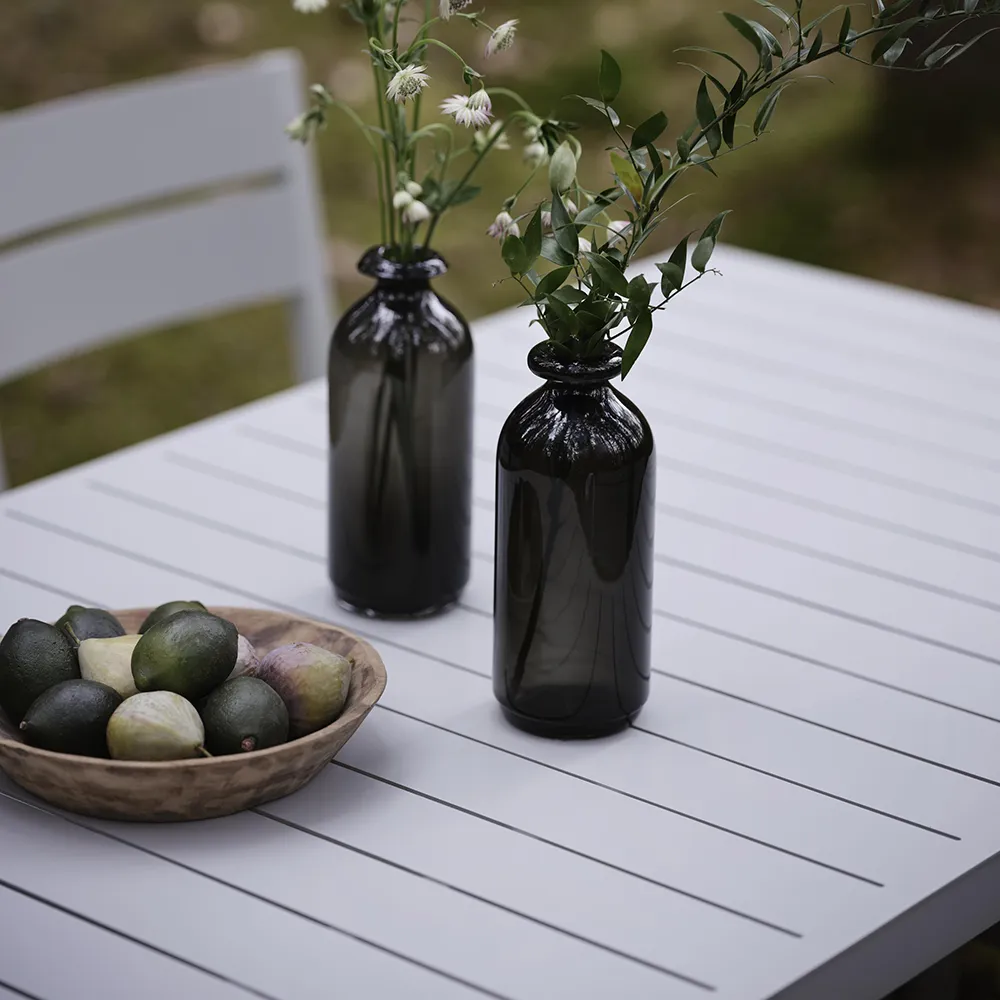 Bigby Dining table 144x76 cm light grey