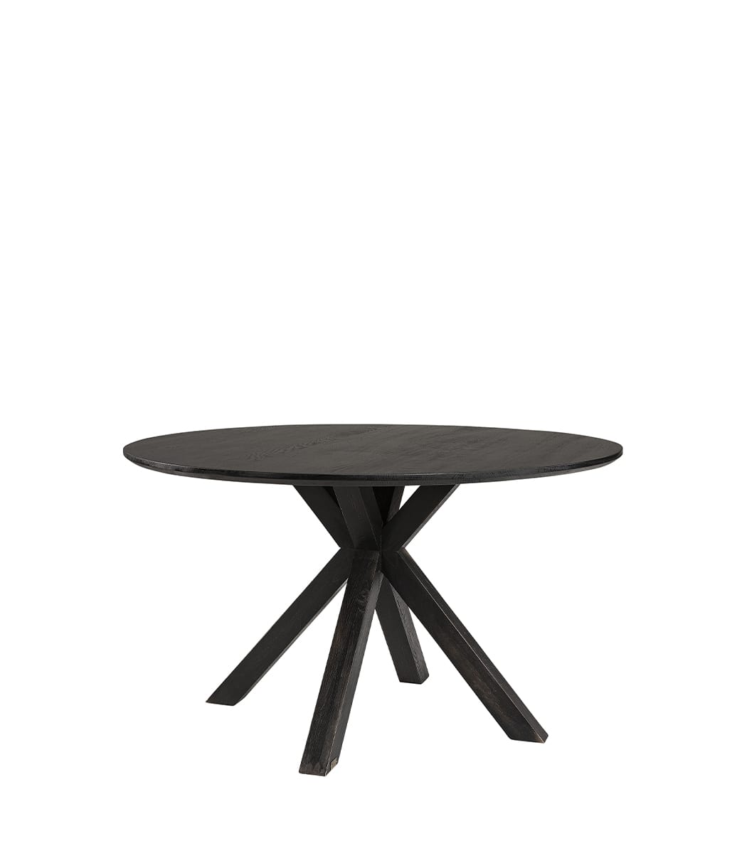 Tree Dining Table Ø130 cm Black