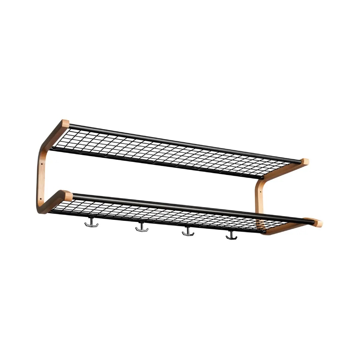 Anna Hat shelf 100 cm Black Oak