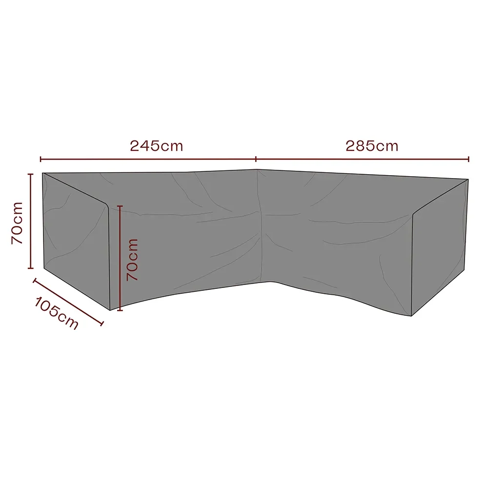 Furniture cover corner sofa 285/245x70x105 cm Premium