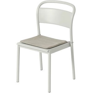 Linear Steel Seat pad Light Grey