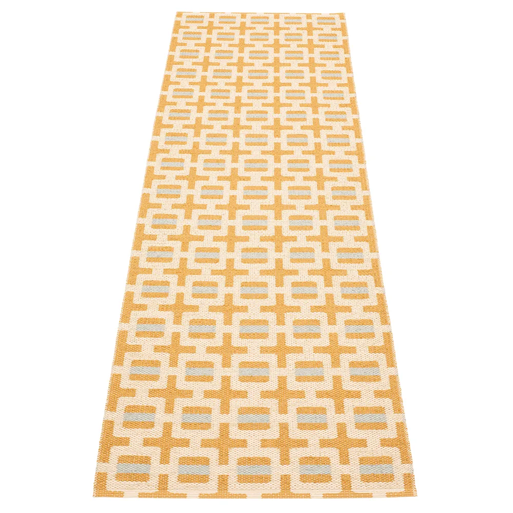 Tom rug Ochre/Cream/Sage 70 x 240 cm