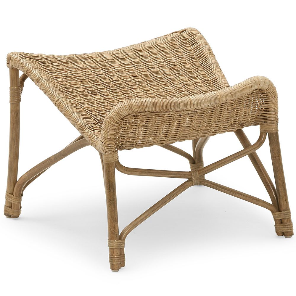 Praktö Footstool Natural rattan