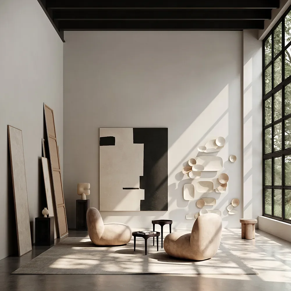 Phantom Table, Tall - Burn Antique