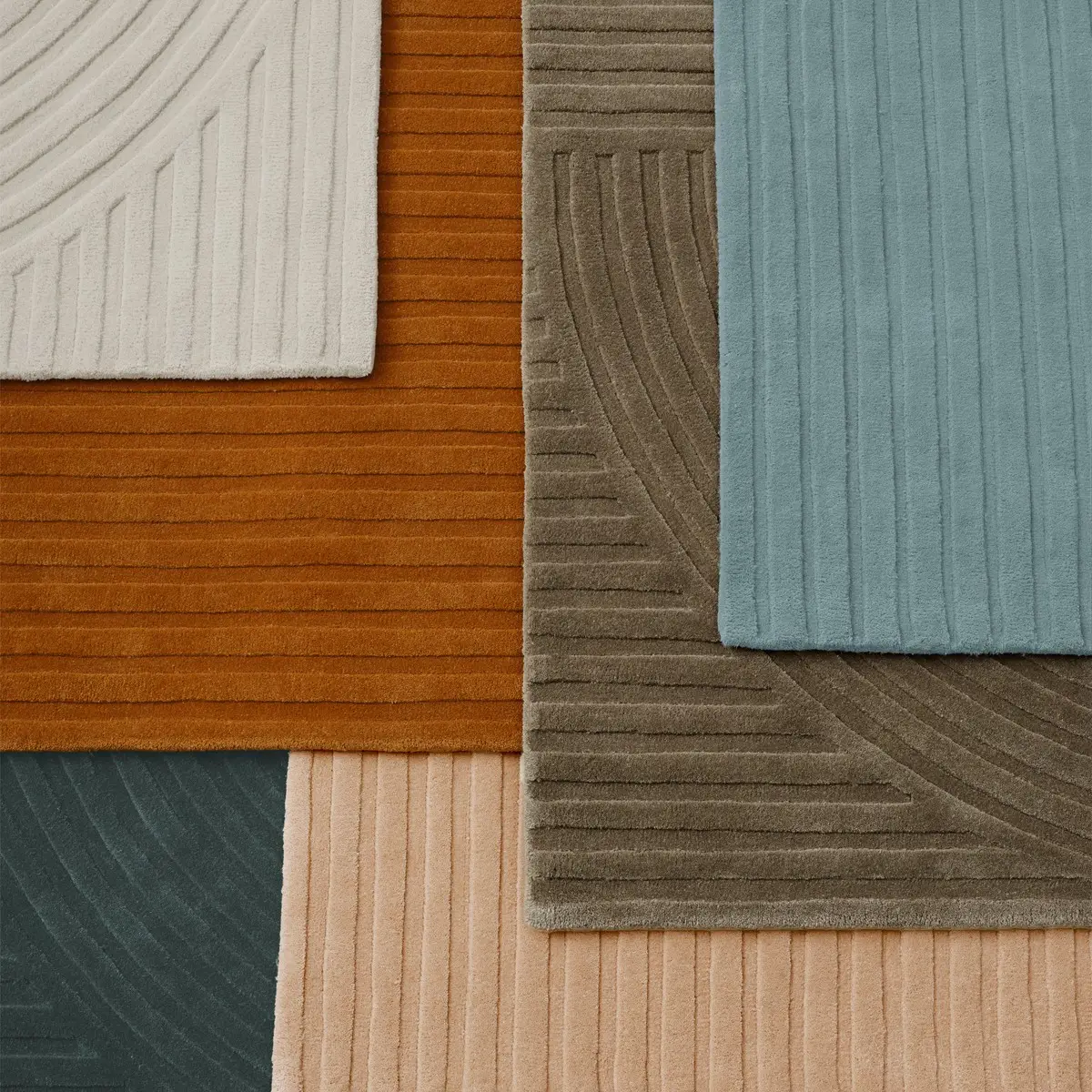 Relevo Rug Quattro - 170 x 240 cm - Off-White 