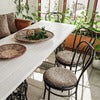 Round seat cushion Ø34 cm Light Brown