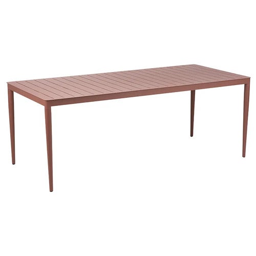 Bigby dining table 90x195 cm Zin Red