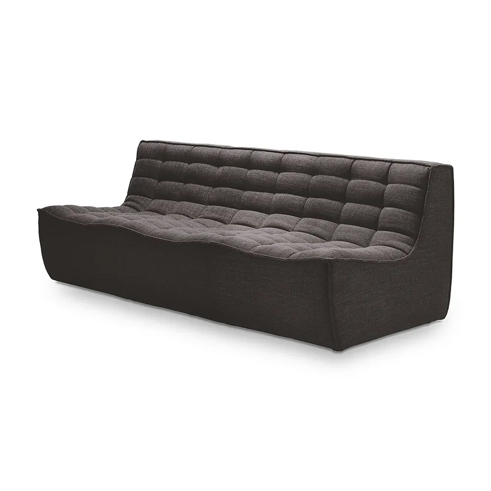 N701 3-seater sofa Dark Grey