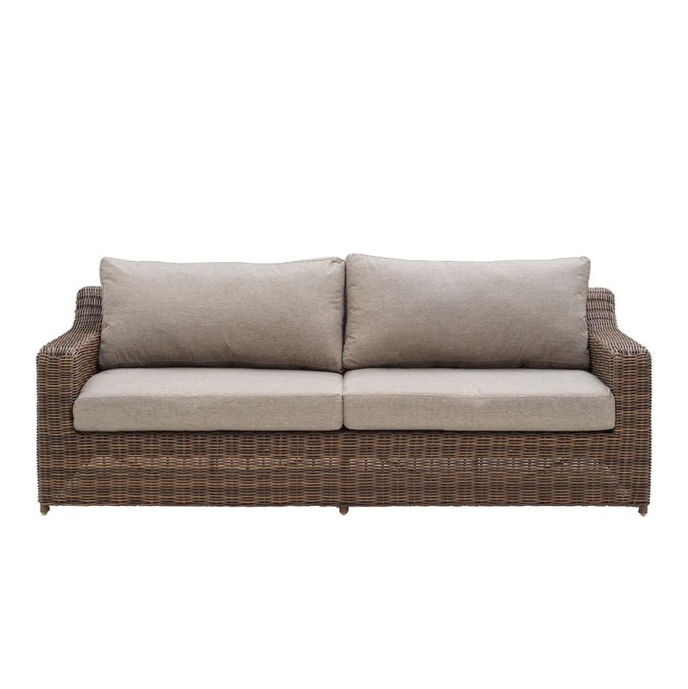Glendon 3-seater sofa  Dark brown / Soft moose