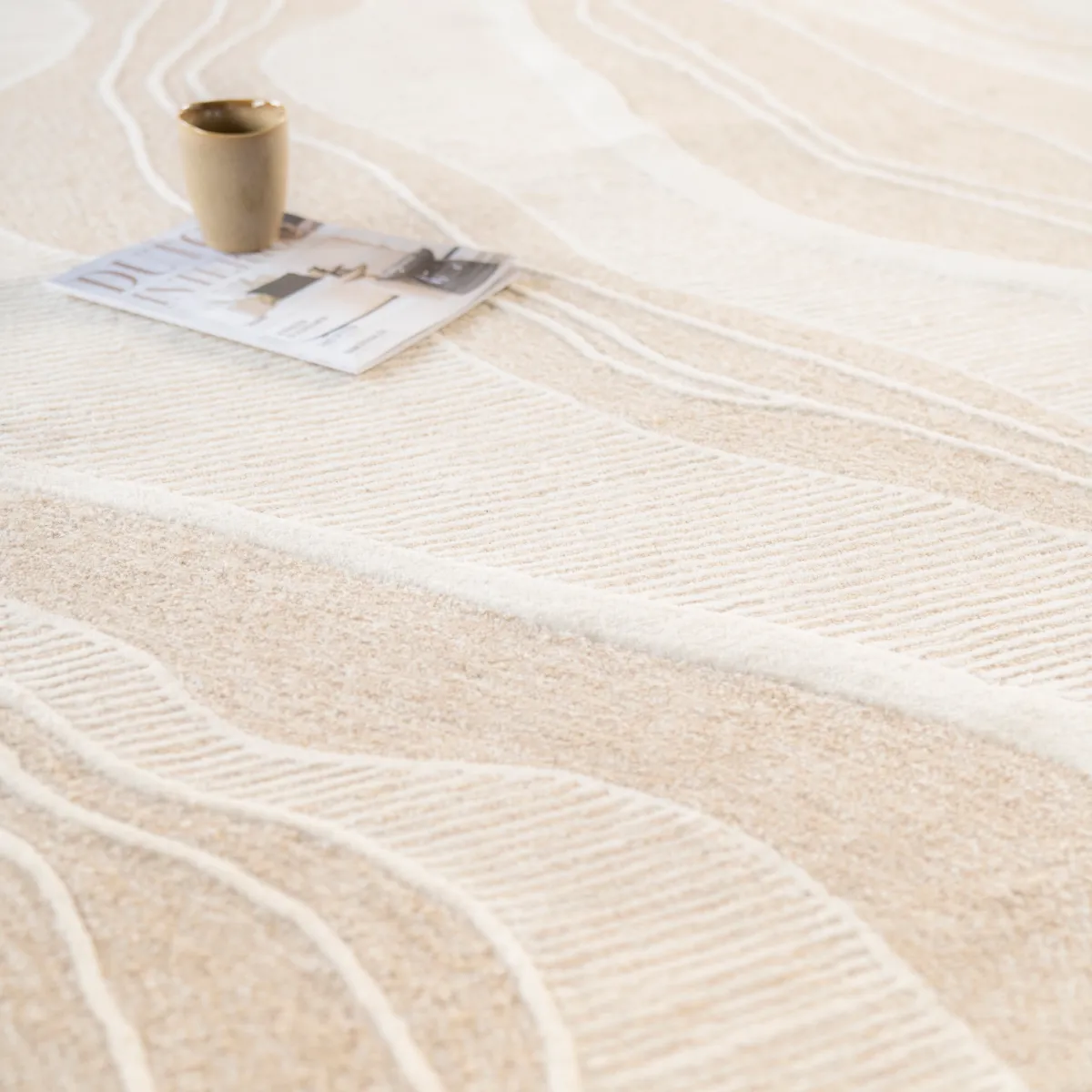 Rug Soil 190x290 cm Beige