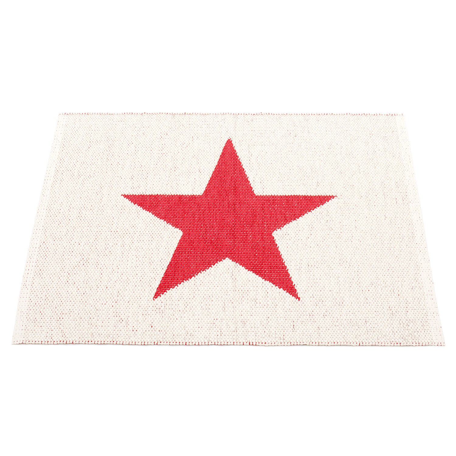 Viggo Carpet 70x90 cm small one red / vanilla