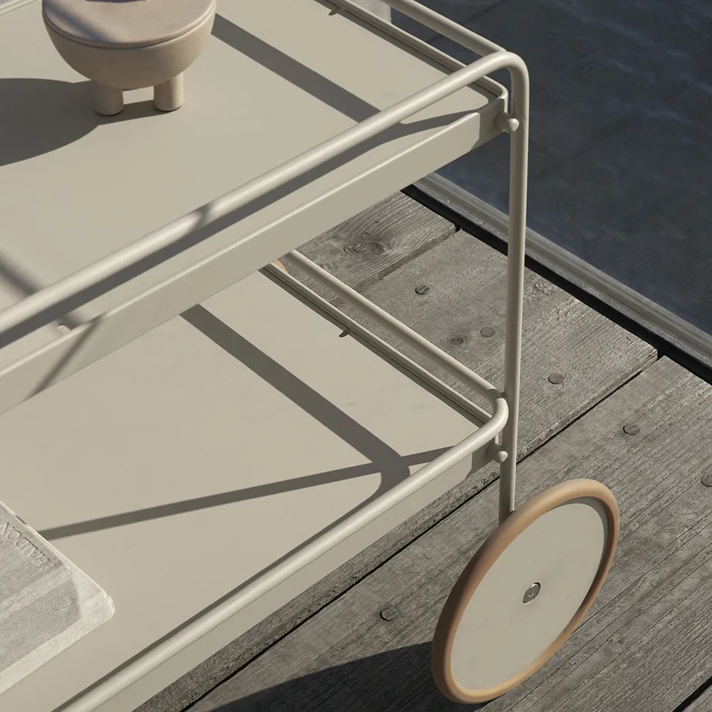 Click Serving cart Mono Beige