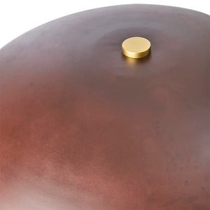 FUNGI Floor lamp Rusty brown