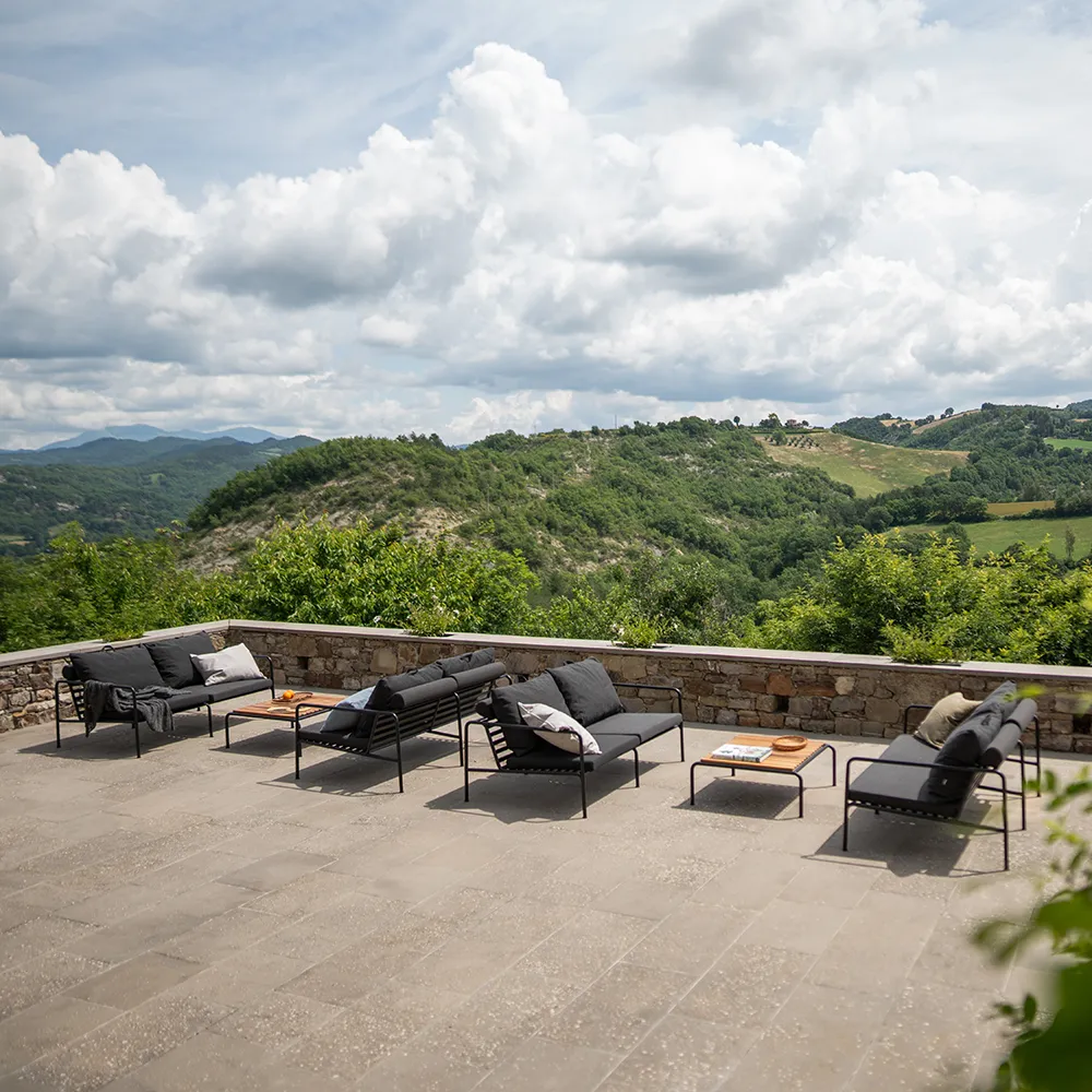 Avon Armchair Charcoal/White