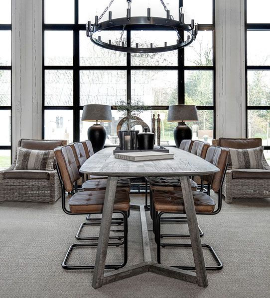 Carlos Dining Chair Light Brown