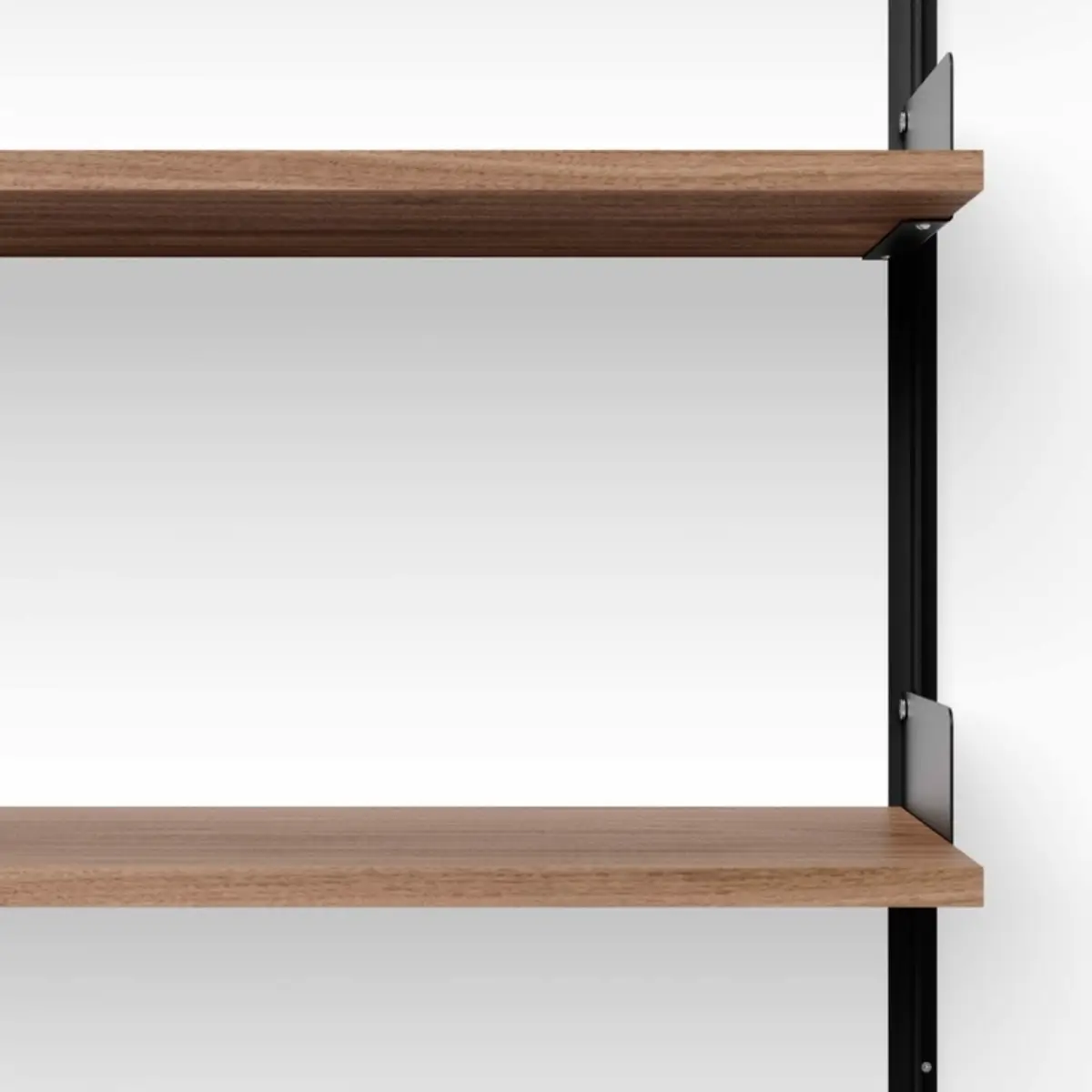 New Works Chamber Shelf Walnut/Black