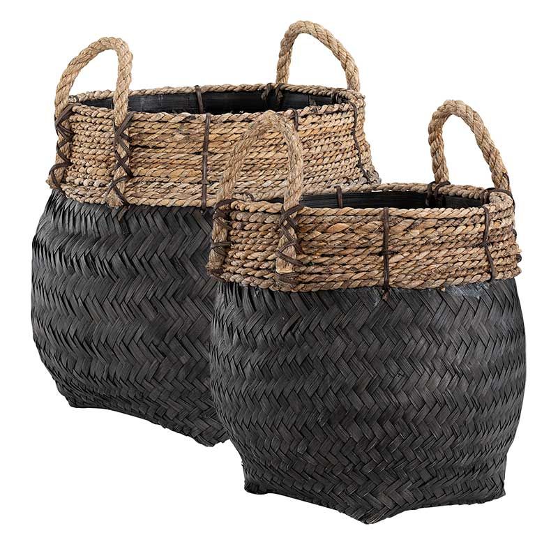 Davao Basket 2-Pack Black