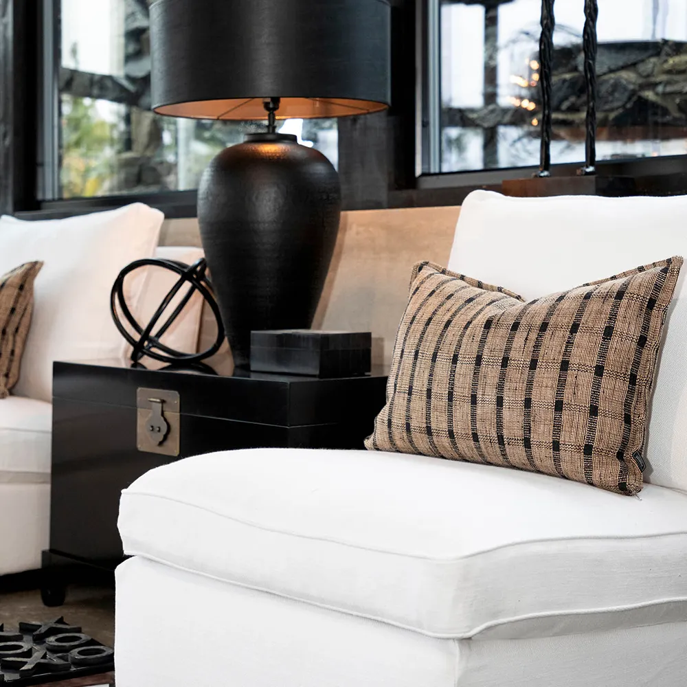 Cushion cover 60X40 Cm Traverse Check