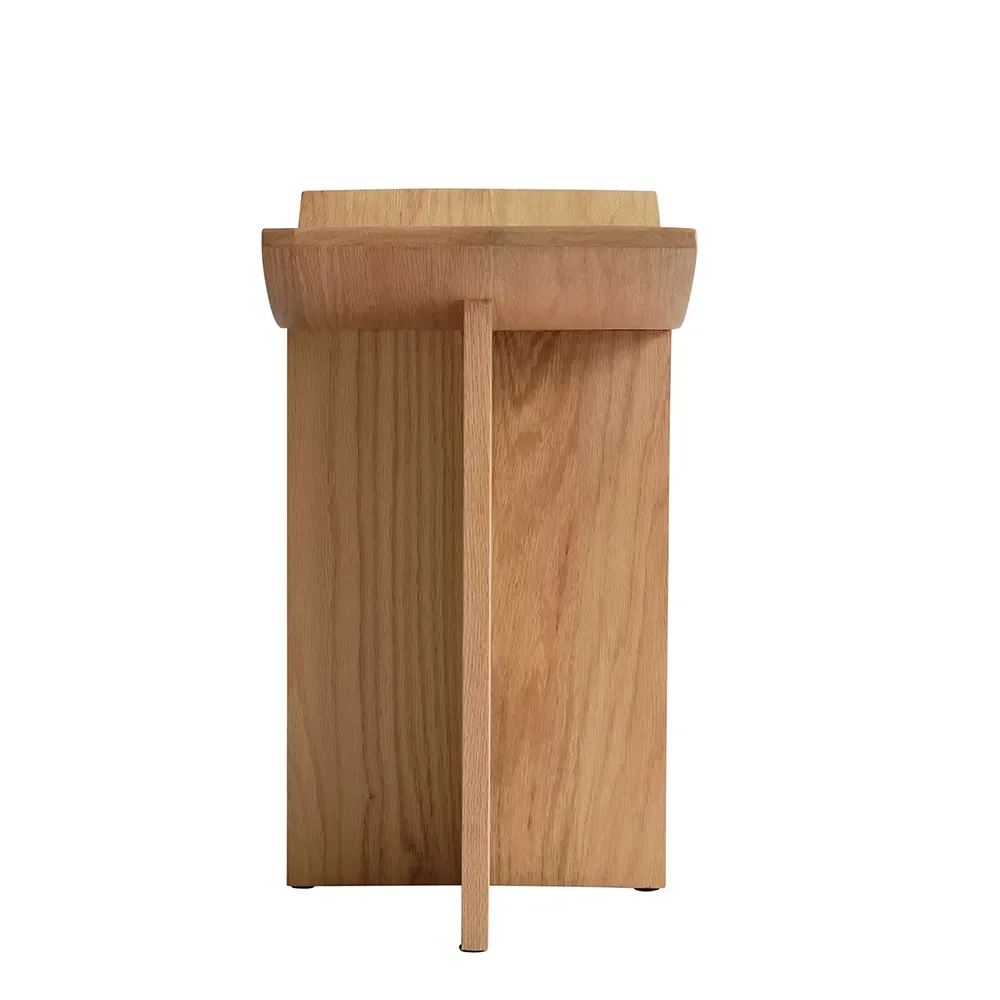 Brutus Stool - Natural Oak