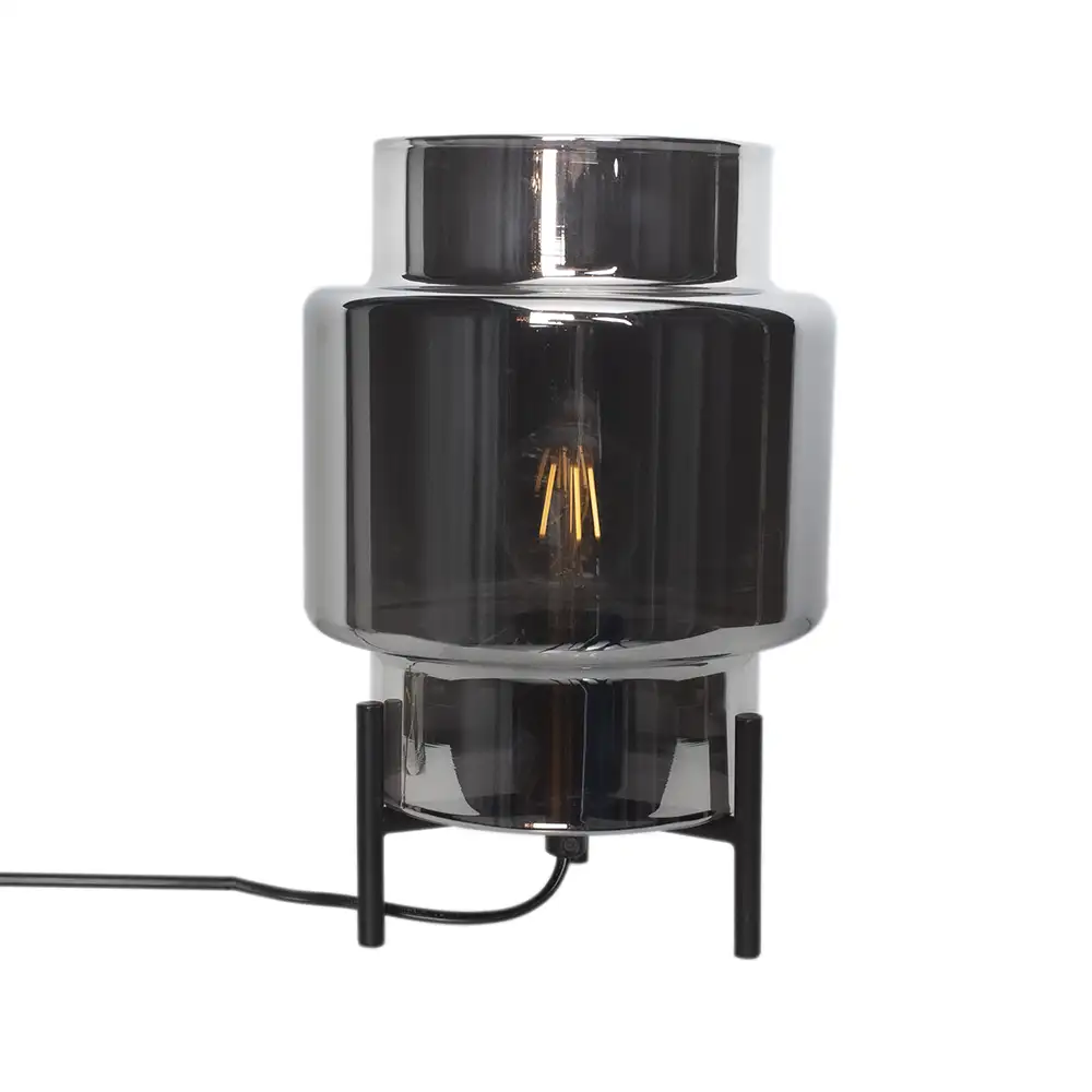 Ebbot Table Lamp H29cm Smoke grey