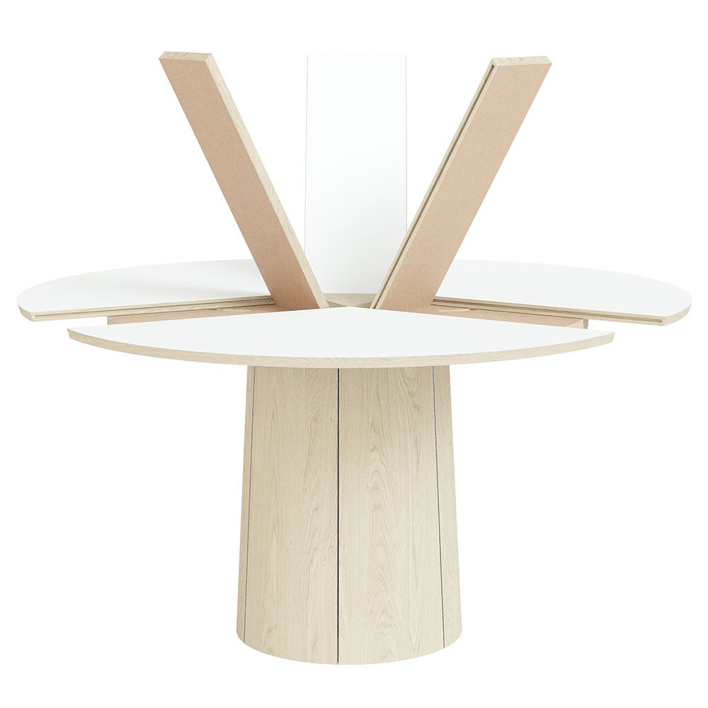 Sm33 Table Oak White Oil/White Nano Laminate