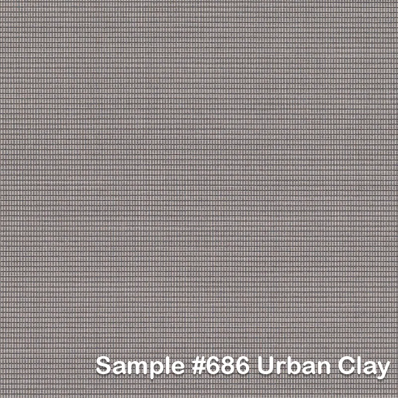 Fortello 400 cm parasol alu Cat.5 686 Urban Clay