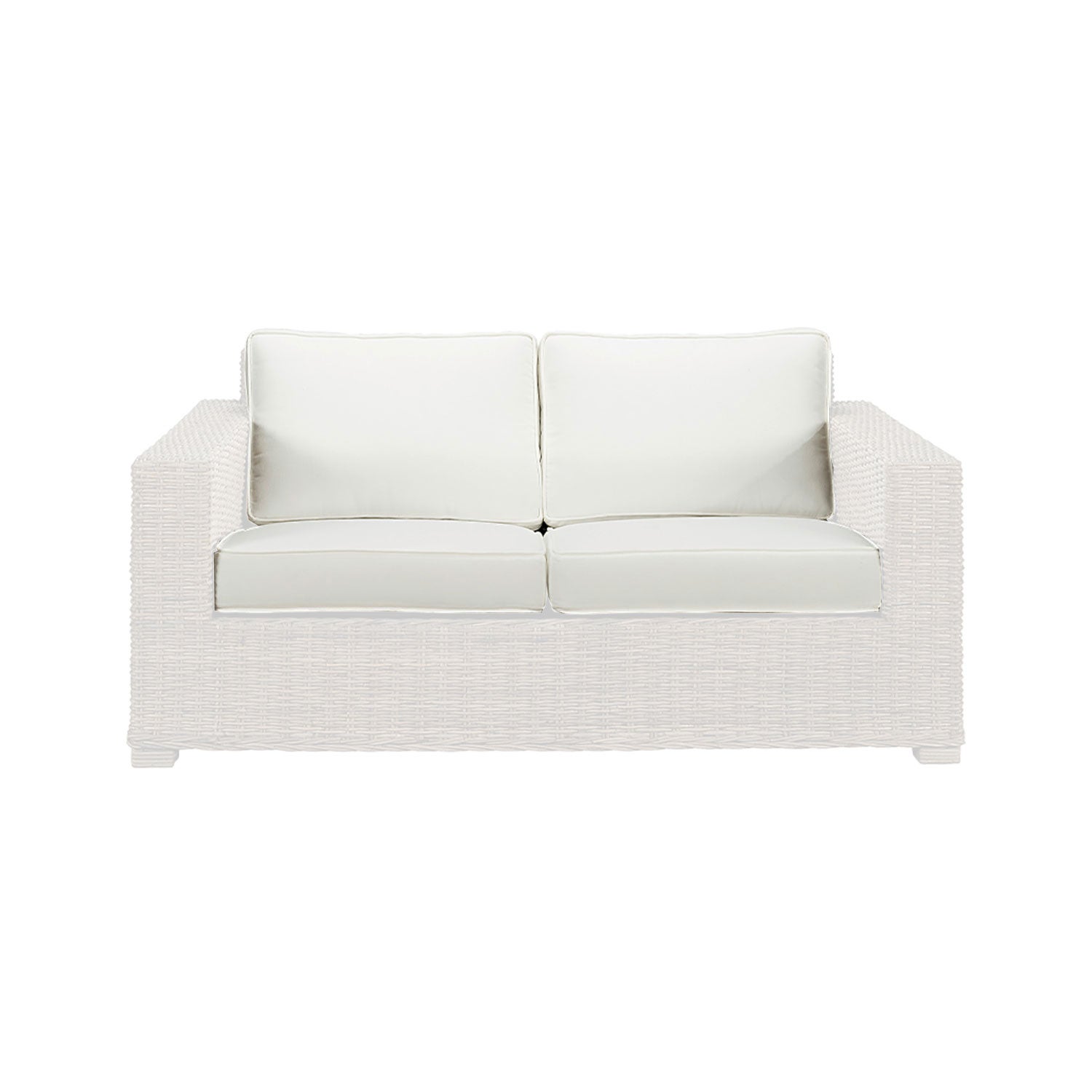 Cushion Set For Hudson 2-Seater Sofa white