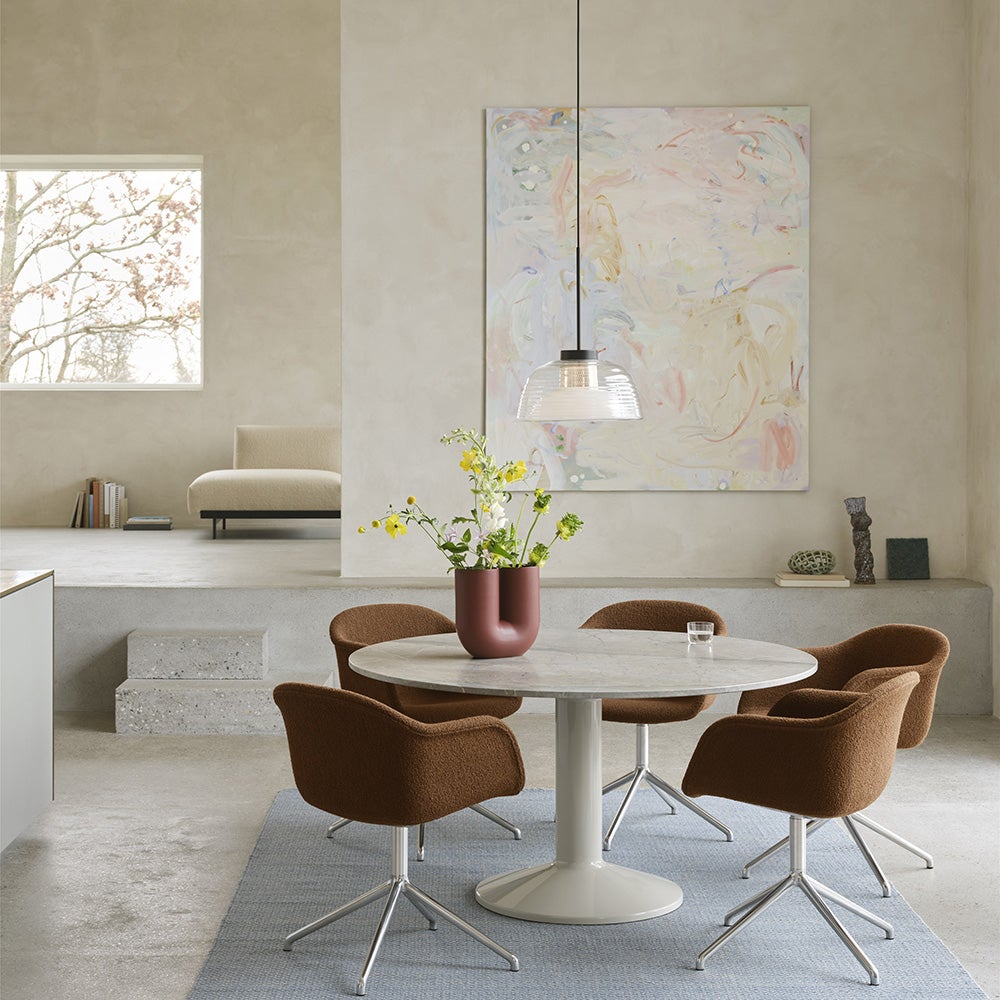  Midst Table Ø140 cm - Grey Marble