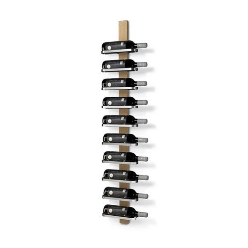 Mazzi Wine rack 10 bottles White oiled Oak/Ground Steel
