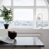 Bellagio table lamp H60cm brass/white