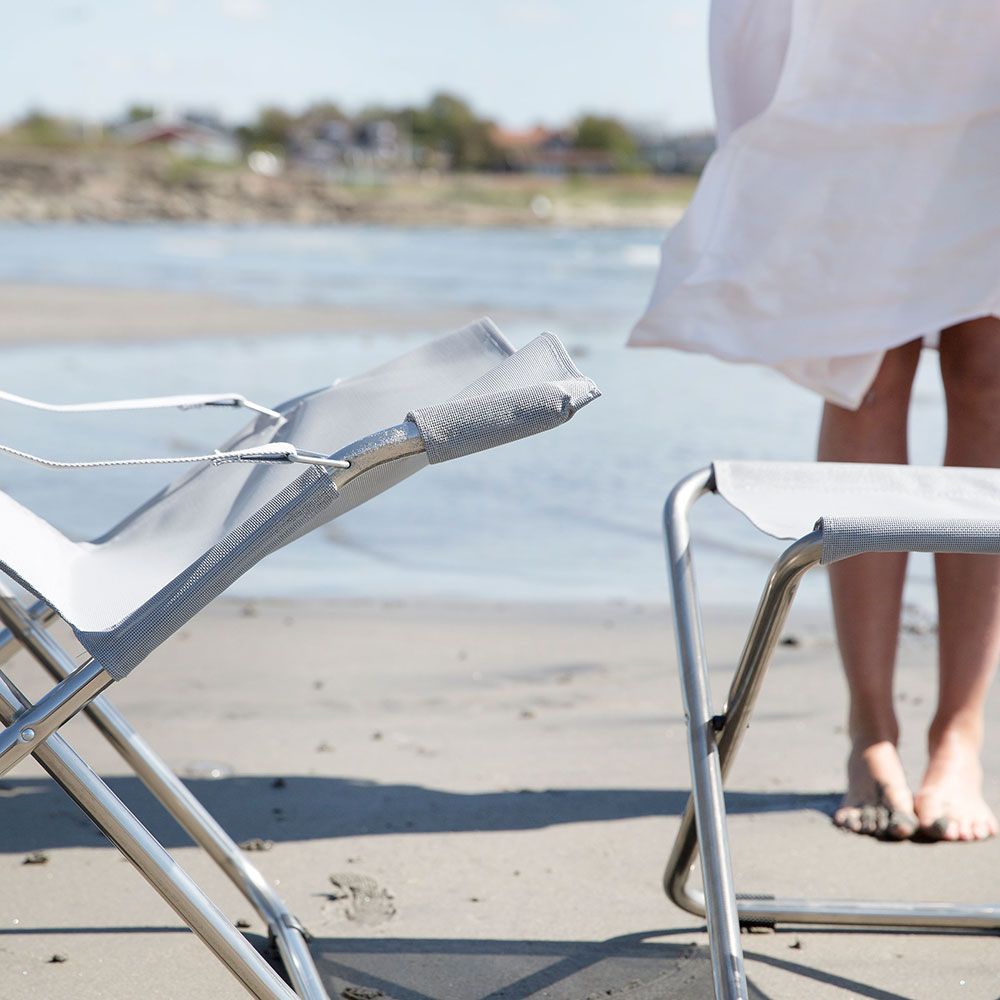 Fiesta recliner orange aluminium