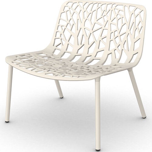 Forest lounge chair Creamy White