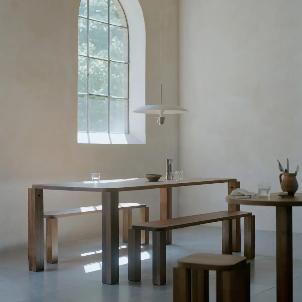 Atlas Dining Table 250x95 Fumed Oak