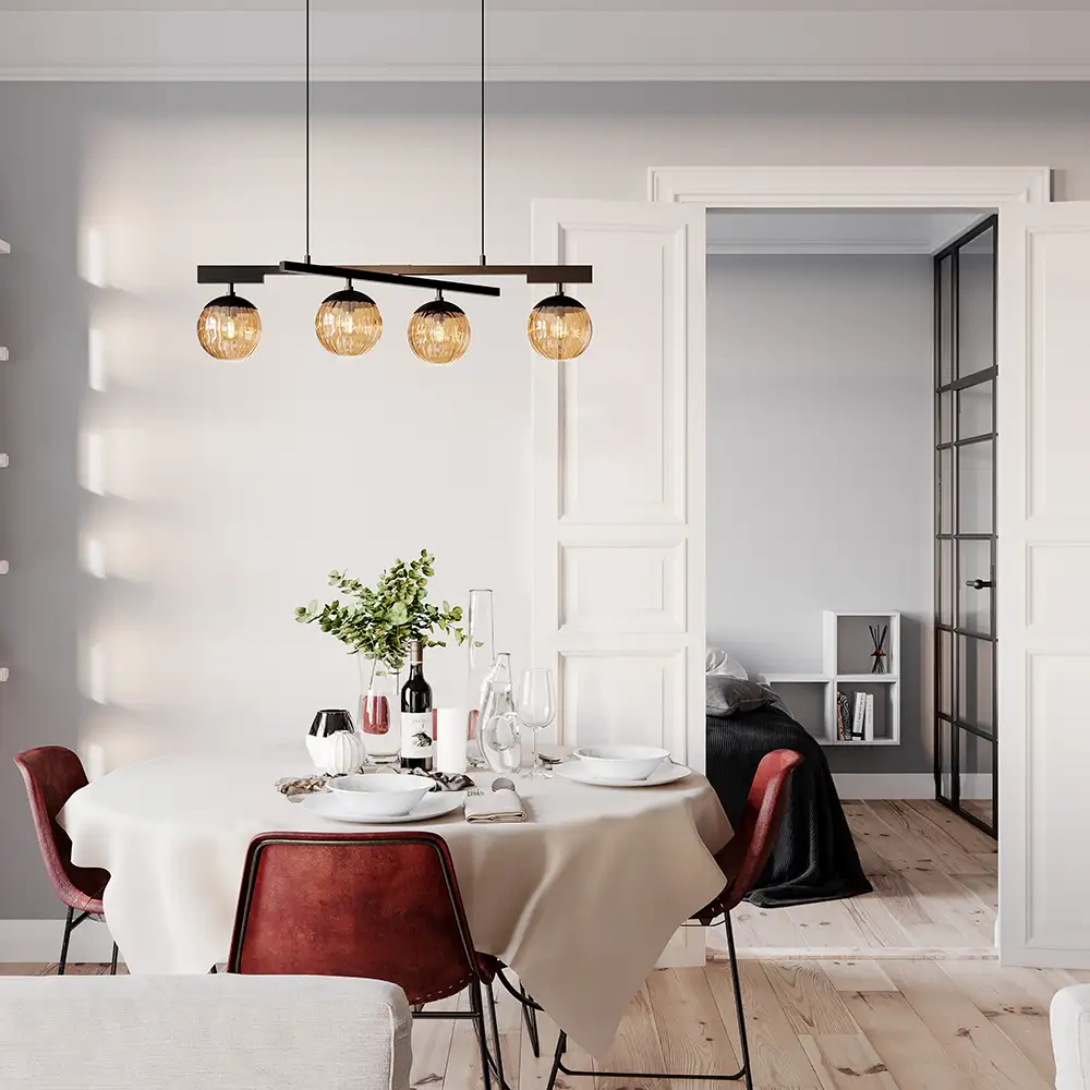 Labelle ceiling light amber