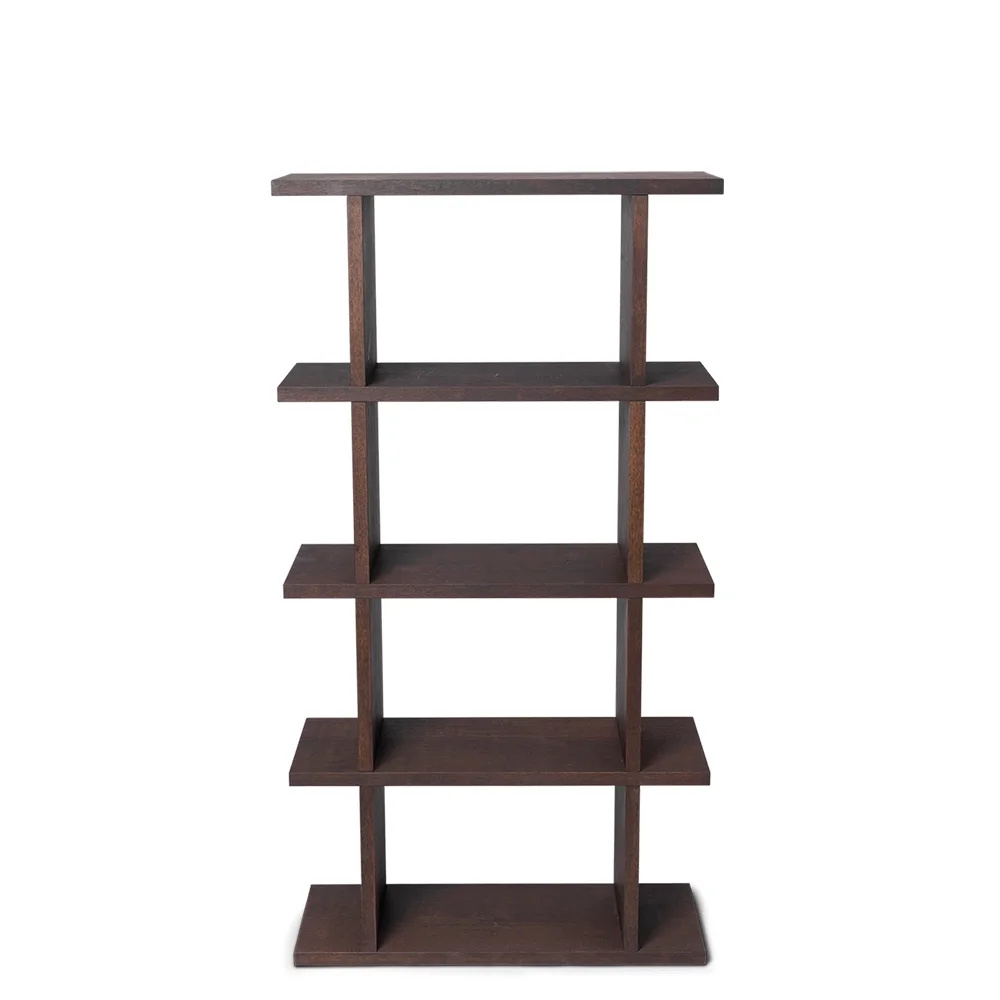 Kona Bookcase 1x4 - Dark Stained oak
