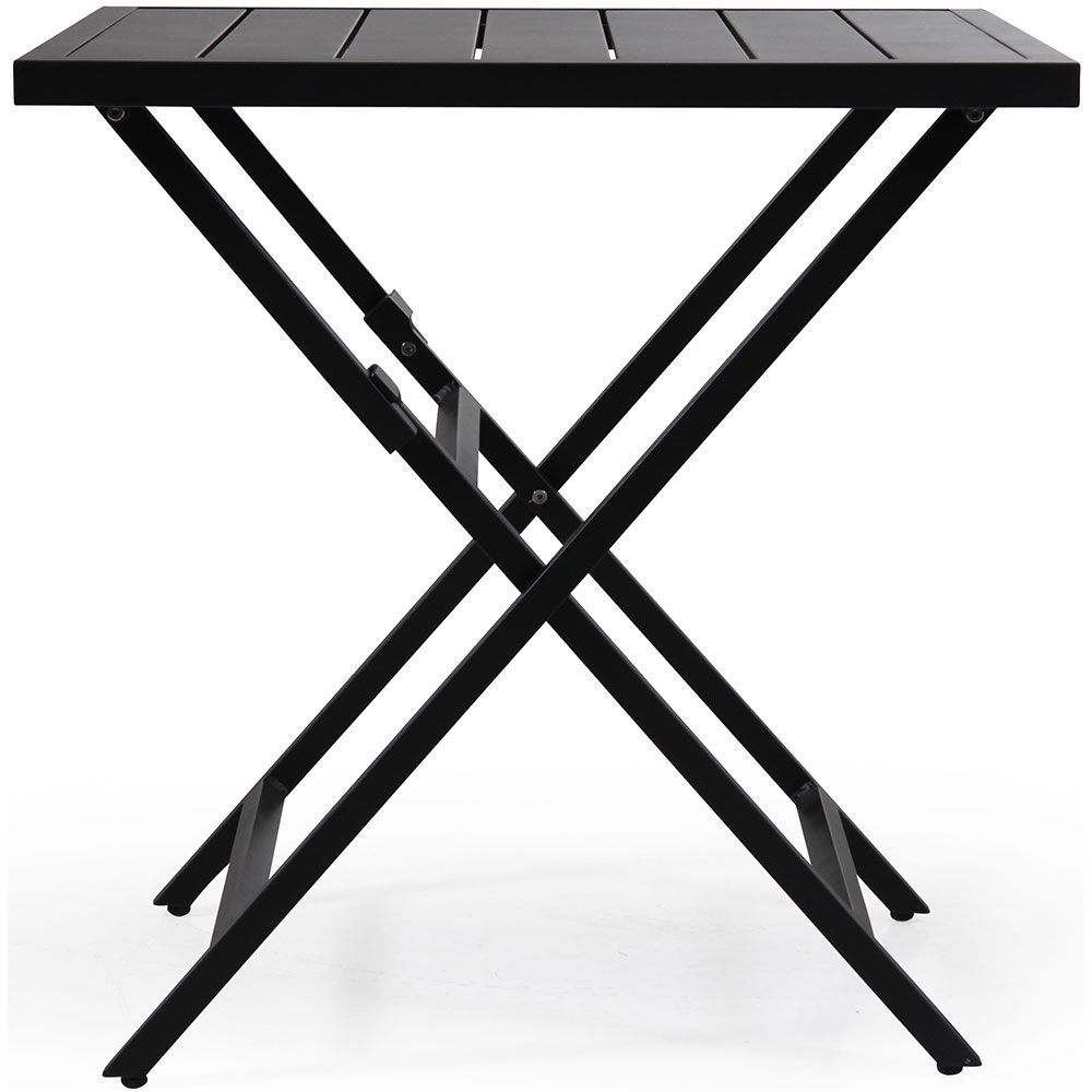 Wilkie folding table 72x120 cm black