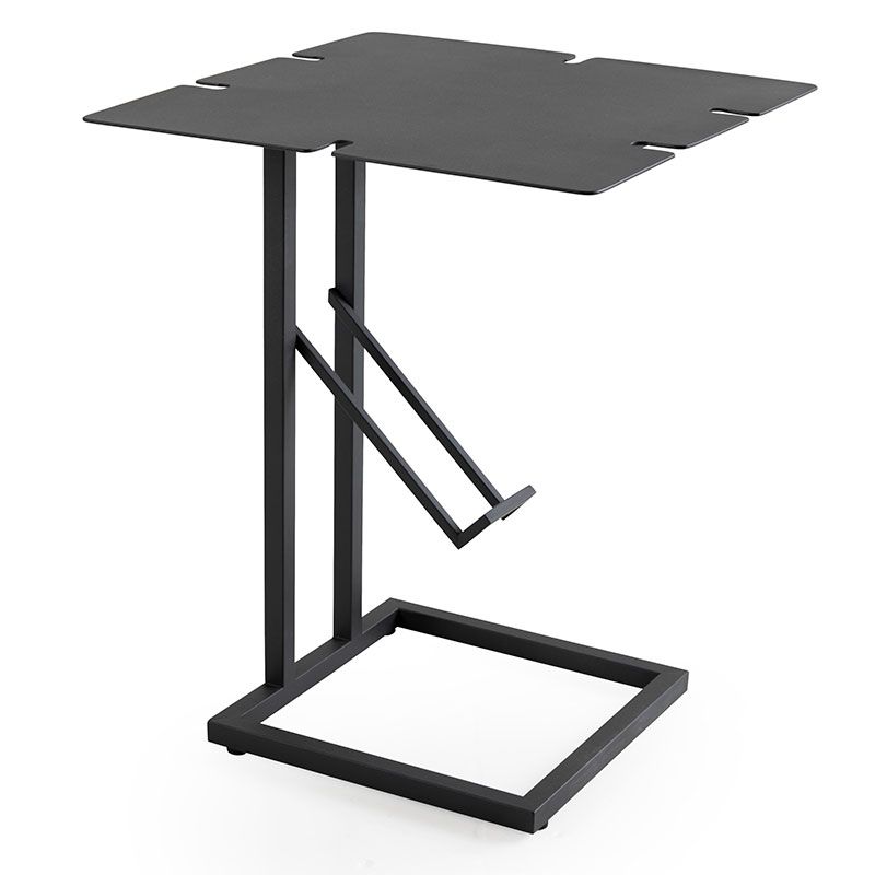 Gonesse side table 42x42 cm anthracite