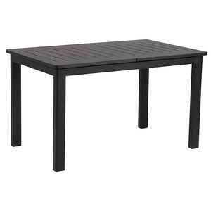Lomma small dining table 80x132-192 cm black 