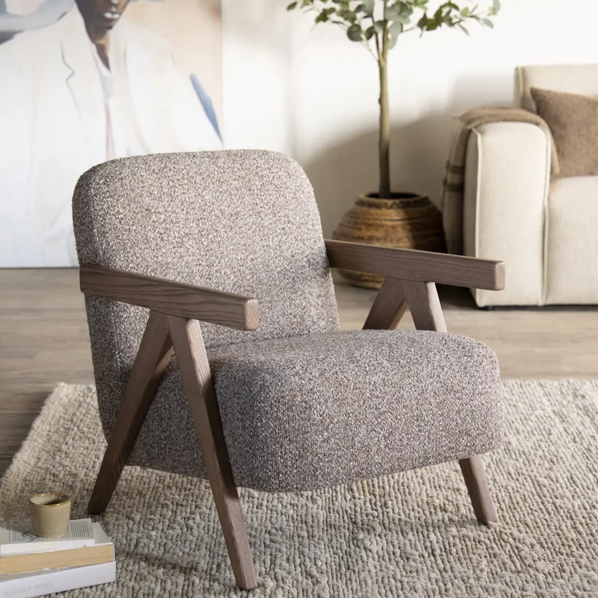 Francis Armchair - taupe Flou