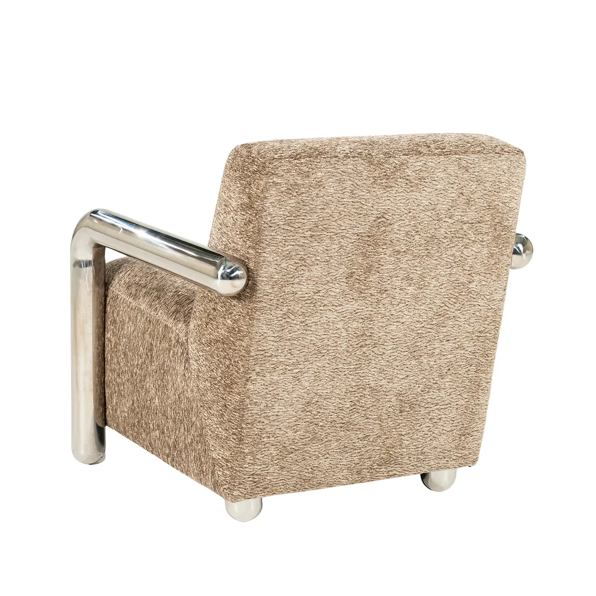 Armchair Chromette Taupe