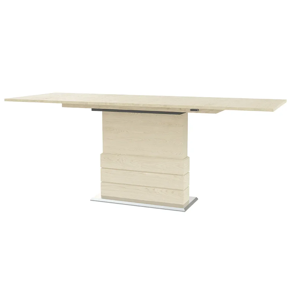 Sm30 Dining Table 100X200-280 cm White Oiled Solid Oak