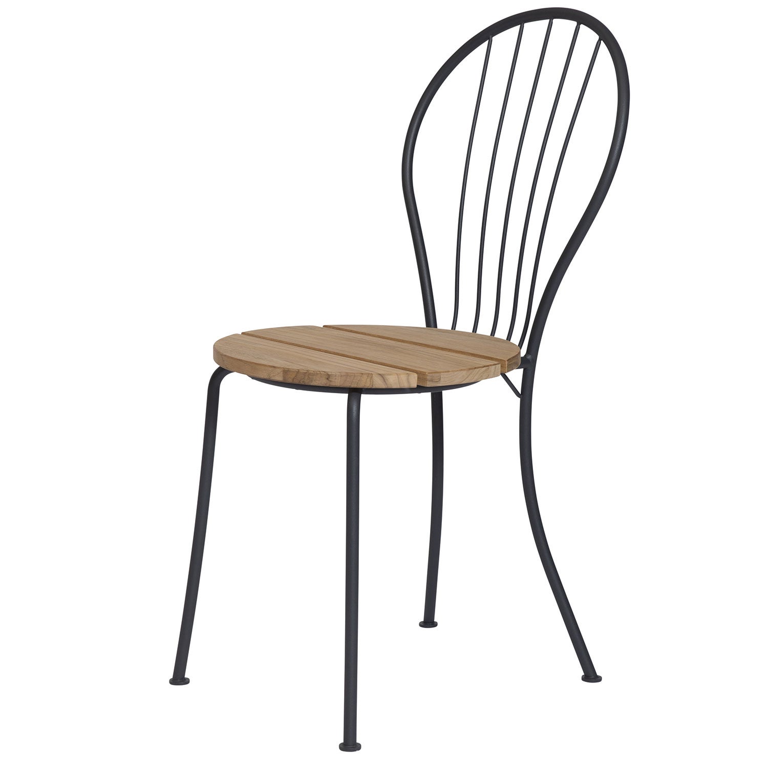 Akleja chair teak/grey Grythyttan