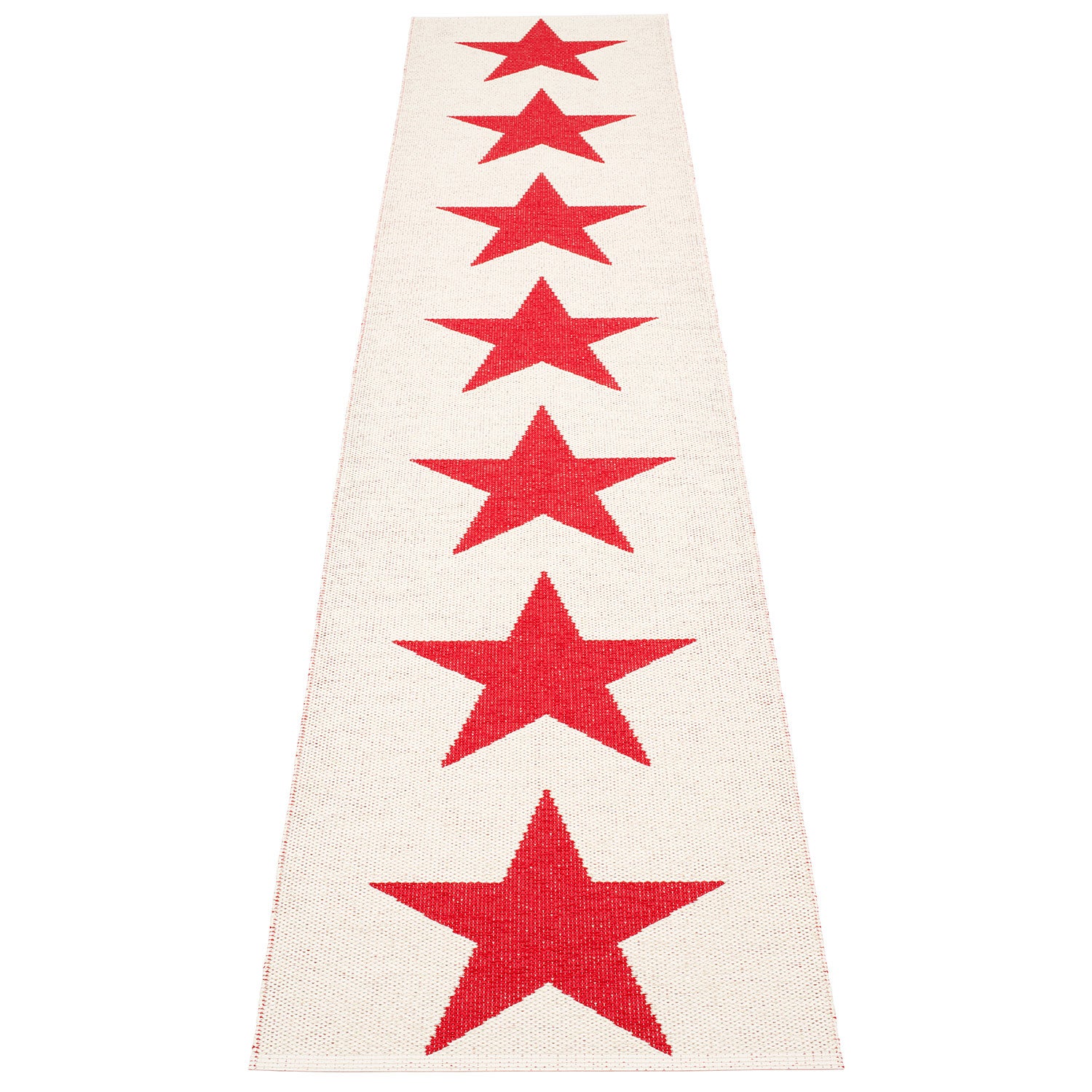 Viggo Carpet 70x350 cm one red / vanilla