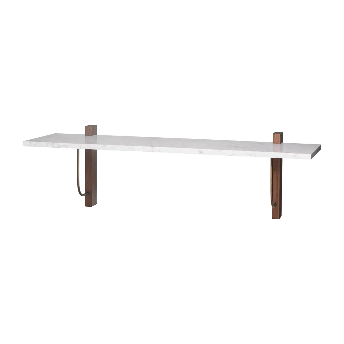 Corbel Shelf Marble/Dark Oak Large
